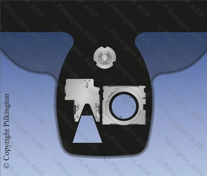 BMW 7 SERIES (F01/F02) 2008- лобовое стекло, антибликовое с полосой, камера, датчик дождя, VIN