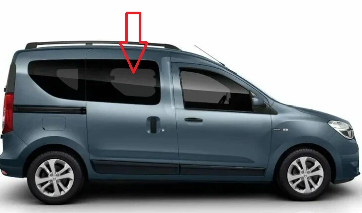 DACIA DOKKER 5D VAN 2012- стекло боковое в правой задней двери открывающееся от BENSON