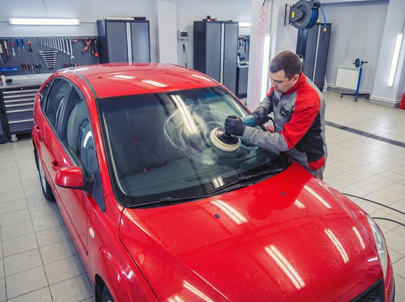 Полировка автостекол: этапы работы