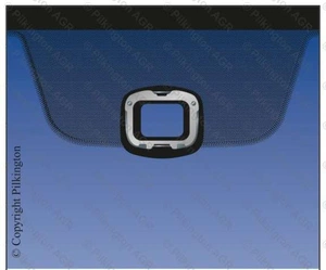 VOLKSWAGEN POLO V 3D/5D ХБ 2009- Стекло лобовое зеленое, ДД, Vin (Прямоугольный ДД) от AGC